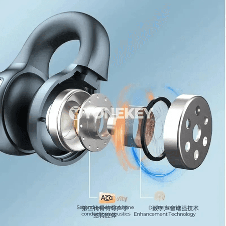 X58 simsiz Bluetooth gulaklyklar, mikrofonly, sesiň peseldilişi bilen