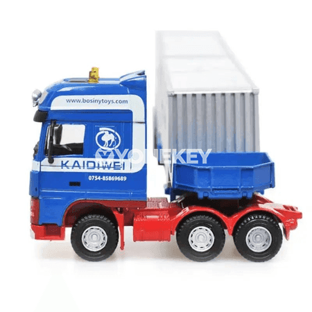 1:50 metal tow truck platform trailer modeli, çagalar üçin