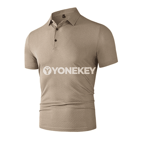 Erkekler üçin ýeňil, dem alýan uzynlygy polo köýnek, tomuslyk täze model