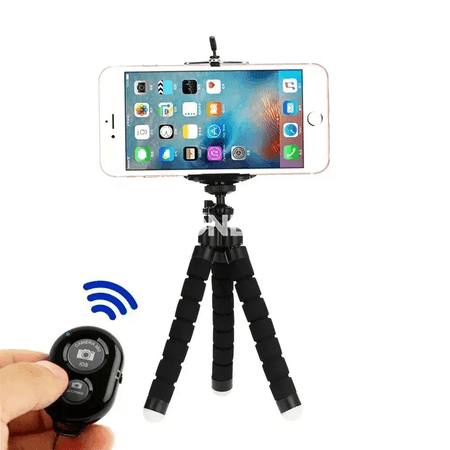 Telefon üçin fleksibil mini tripot, gurçuk şekilli stend