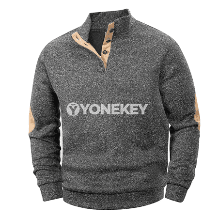 Erkekler üçin uzyn ýeňli gündelik sweatshirt, ýeňil we dem alýan