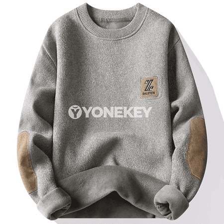 Erkekler üçin ýyly trikotaž switer, gyş üçin ýumşak fleece