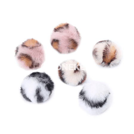 Pişikler üçin ýumşak leopardly oýnawaç top — 3-100 sany toplar toplumy