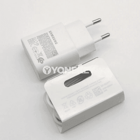 Samsung 25W çalt zarýad beriji adapter, Type-C kabel bilen