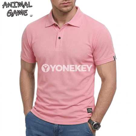 Erkekler üçin ýazky ýeňil polo futbolka