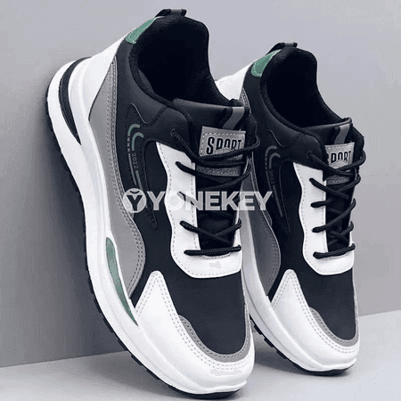 Erkekler üçin dem alyjy mesh sport krasowkalary, ýeňil we amatly