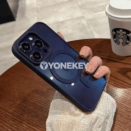 iPhone 11–16 üçin magnitli açyk silikon galyplı kover