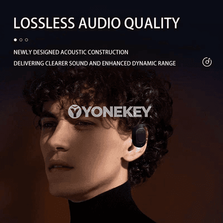 KY2 simsiz sport nauşnikler, Bluetooth 5.3, gije garşy mikrofonly
