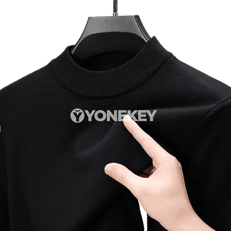 Erkekler üçin güýz-gyş ýarym turtlenek örme switer
