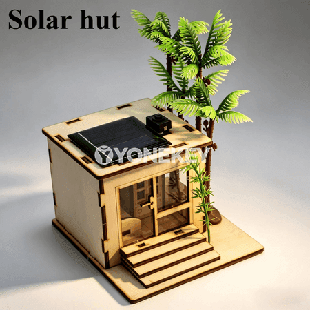 Çagalar üçin gün energiýasy boýunça ylmy DIY model, ýygnalýan öwrediji oýunjak