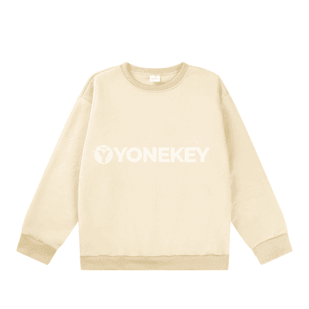 Dem alýan erkek sweatshirti, tekiz reňkli, ýeňil we rahat