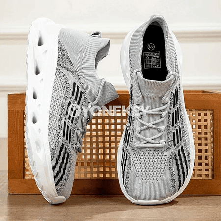 Giň aýakly rahat sport aýakgaplar — ýeňil, dem alýan, slip-on model