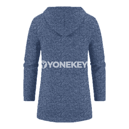 Erkekler üçin kapýuşonly ýyly sport sviteri, oversize, fermuarly