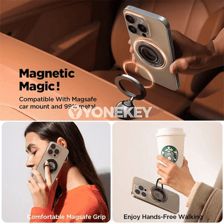 Joyroom magnitly halka telefon saklaýjy, silikon stend, iPhone üçin