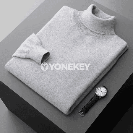 Erkekler üçin ýyly golfly switer, ýumşak trikotaž ýyly gyş modeli