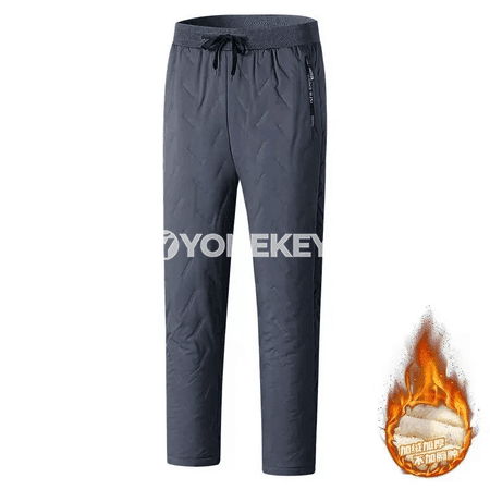 Erkekler üçin ýyly gyş sport balaklar, fleýs içlikli rahat model
