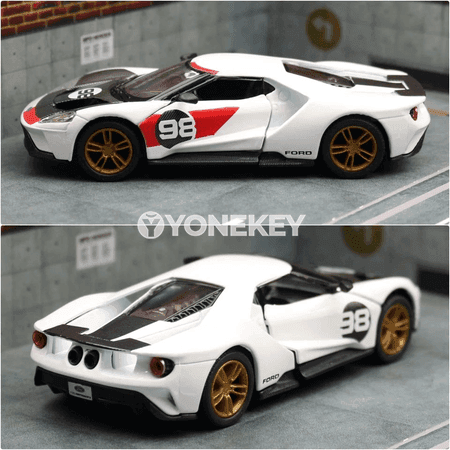 KiNSMART Ford GT 1:38 metal model awtoulag oýunjak