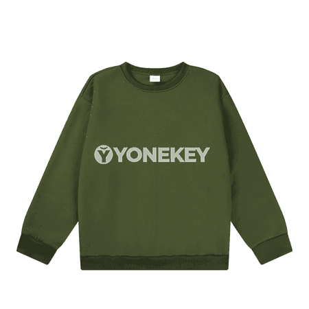 Dem alýan erkek sweatshirti, tekiz reňkli, ýeňil we rahat