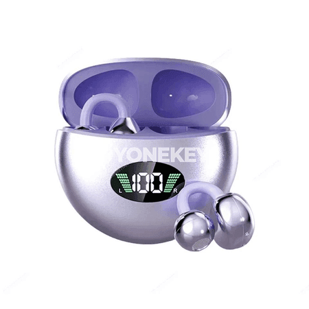 Bluetooth simsiz nauşnik Q71, LED görkeziji, mikrofonly