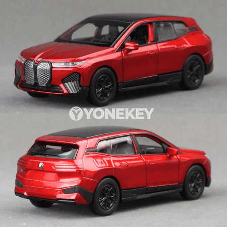 BMW IX 1:36 metal model SUV awtoulag - çagalar üçin