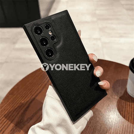 Samsung Galaxy üçin PU deri, mat, kamera goragly zarbany siňdirýän gaby