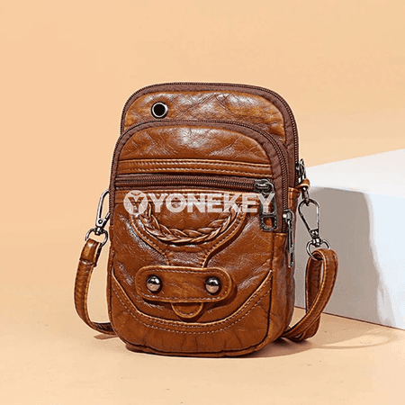 Aýallar üçin kiçi PU deri egin sumkasy, vintage crossbody gapjyk