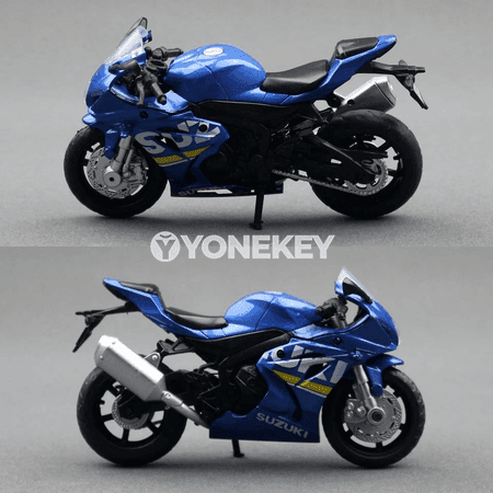 Suzuki GSX-R1000 1:18 metal model motosikl