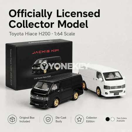 Toyota Hiace H200 metal oýunjak awtoulag, 1:64, kolleksiýa modeli