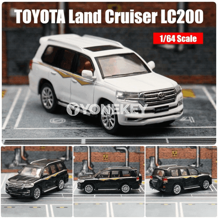 Toyota Land Cruiser LC200 1:64 metal model awtoulag — premium SUV