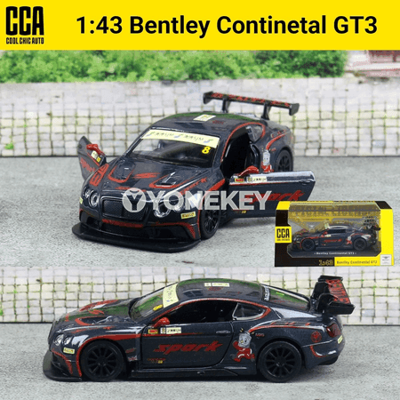 Bentley Continental GT3 1:43 metal model awtoulag oýnawajy