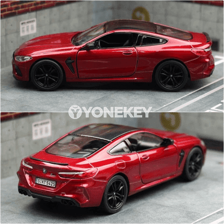 BMW M8 Competition 1:38 diecast model awtoulagy, çagalar üçin sowgat