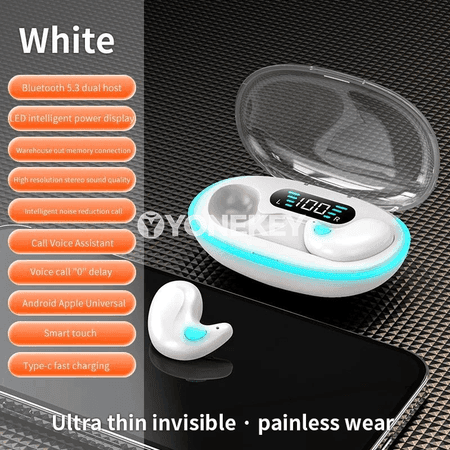 X55 TWS mini simsiz Bluetooth nauşnik, IPX5, ses azaldyşly