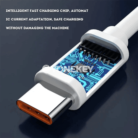 NNBILI Type-C / Micro USB zarýad kabeli, uzyn görnüşler