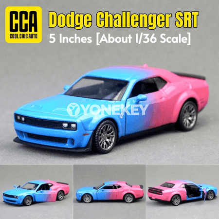 Dodge Challenger SRT Jailbreak metal model awtoulag, 1:36