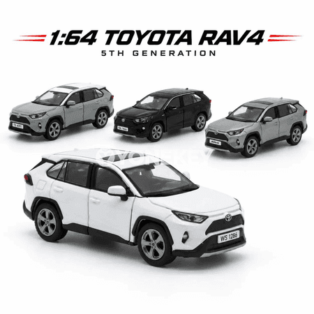 1:64 Toyota RAV4 metal SUV mini awtoulag modeli