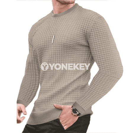 Erkekler üçin checkly rahat kapýuşonly hoodie
