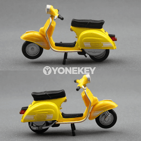 Vespa 200 Rally 1:18 metal model skuter, çagalar üçin