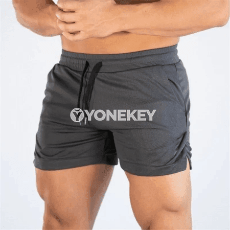 Erkek sport çürt şortlar, çalt guraýan, uzalýan, ýeňil