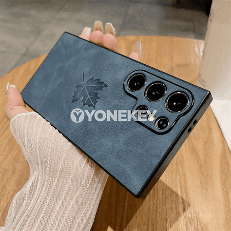 Samsung üçin kaşaň deri gaplama, mat ýüzli gorag örtügi