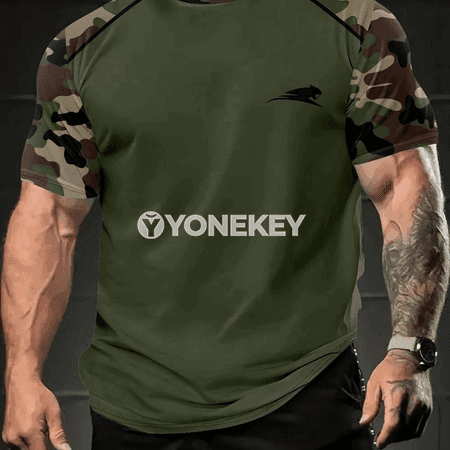 3D kamuflýa sport futbolka, çalt gurýan, erkek-zenan üçin