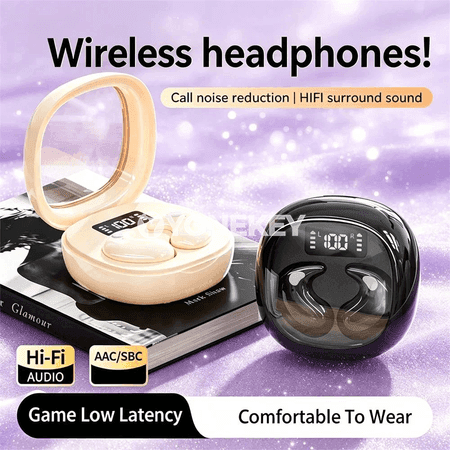 Bluetooth 5.4 simsiz qulaklyklar, HiFi, HD jaňlar, 9D stereo