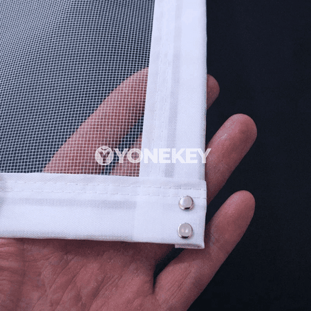Penjire üçin Magnitli Ak Moskit Tor – Aýratyn Ölçegde, Fiberglas Mesh