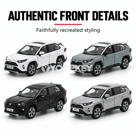 1:64 Toyota RAV4 metal SUV mini awtoulag modeli