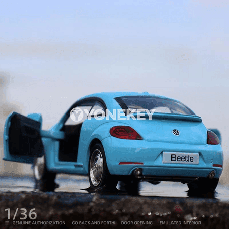 Volkswagen New Beetle 1:36 metal model awtoulag oýunjak