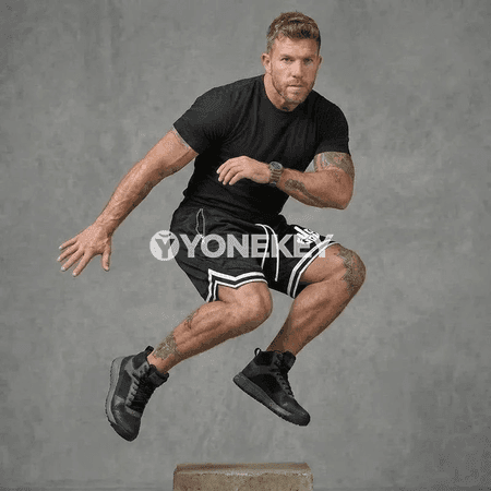Erkekler üçin ýeňil we dem alýan basketbol şortikleri, sport üçin laýyk