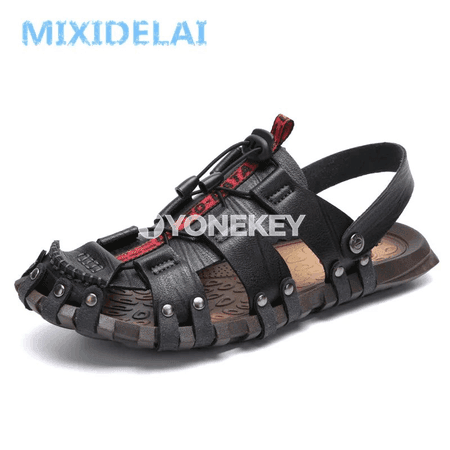Erkekler üçin rahat tomusky sandal aýakgaplar, ýumşak gündelik flip-flop