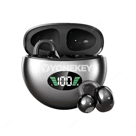 Bluetooth simsiz nauşnik Q71, LED görkeziji, mikrofonly