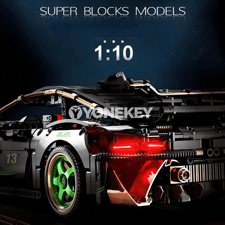 1:10 masştably sport awtoulag gurluşyk toplumy, DIY blok oýnawaç