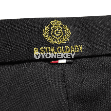 Erkekleriň ofis we resmi görnüşli giňelýän balaklary, gara we mawy