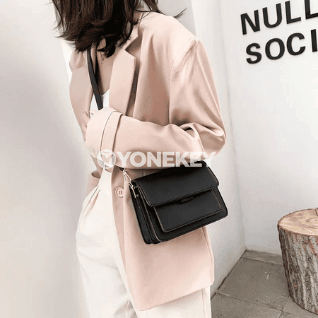 Zenanlar üçin kiçi PU deri sumka, gündelik moda crossbody